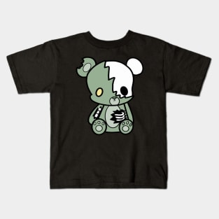 Zombie Teddy Bear Kids T-Shirt